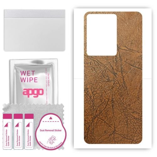 folia naklejka skórka strukturalna na TYŁ do Vivo S16 Pro - Skóra Vintage - apgo SKINS