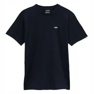 Koszulki męskie - T-Shirt MN Left Chest Logo Granatowo/Biały VANS VN0A3CZENAV1 S - miniaturka - grafika 1