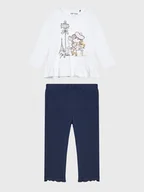 Legginsy - Blue Seven Komplet bluzka i legginsy 966009 Biały Regular Fit - miniaturka - grafika 1