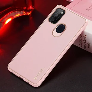 Dux Ducis Yolo eleganckie etui pokrowiec ze skóry ekologicznej Samsung Galaxy M30s różowy - Etui i futerały do telefonów - miniaturka - grafika 14