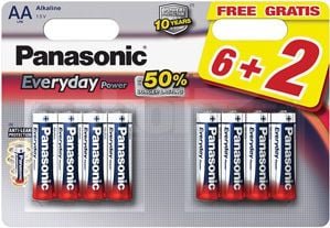 Panasonic Bateria Everyday Power AA / R6 8 szt.