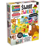 Gry planszowe - Świat Zwierząt. Gra manualna. Montessori Lisciani - miniaturka - grafika 1
