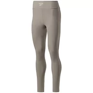 Legginsy - Reebok Damskie klasyczne wygodne legginsy z dzianiny spodnie dresowe, gris, M - miniaturka - grafika 1