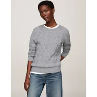 Swetry damskie - Tommy Hilfiger Wełniany sweter | Regular Fit - miniaturka - grafika 1