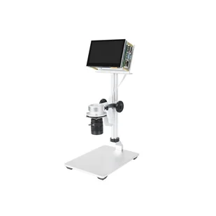 Zestaw mikroskopu do Raspberry Pi - uchwyt + ekran 4,3'' + kamera Raspberry Pi HQ z obiektywem + akcesoria - Waveshare 21053 - Mikroskopy i lupy - miniaturka - grafika 1