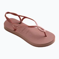 Sandały damskie - Sandały damskie Havaianas Luna Flatform crocus rose - miniaturka - grafika 1