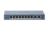 Pozostałe akcesoria sieciowe - Hikvision DS-3E0310HP-E(C) łącza sieciowe Nie zarządzany Fast Ethernet (10/100) Obsługa PoE Niebieski - miniaturka - grafika 1