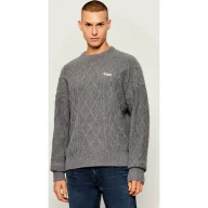 Swetry męskie - Guess Jeans Sweter Relaxed fit z dodatkiem wełny - miniaturka - grafika 1