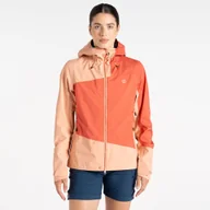 Kurtki i kamizelki sportowe damskie - Dare 2b Damska kurtka przeciwdeszczowa Nomadic II Pomarańczowy, Rozmiar: 46 - miniaturka - grafika 1