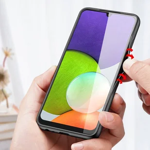 Dux Ducis Fino etui pokrowiec pokryty nylonowym materiałem Samsung Galaxy A22 4G zielony - Etui i futerały do telefonów - miniaturka - grafika 8