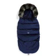 Śpiworki dla dzieci - LA MILLOU ŚPIWOREK DO WÓZKA COMBO - ROYAL NAVY VELVET - miniaturka - grafika 1