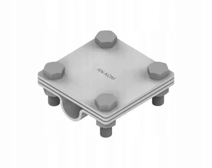 An-Kom Złącze uziomowe 3 płytki, B=30mm / fi16 mm /OG/ AN-52C/OG/ - Piorunochrony - miniaturka - grafika 1