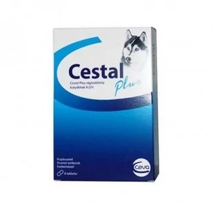 Ceva Animal Health Polska Sp. z o.o. Ceva Animal Health Polska Sp z o.o Cestal Dog Plus Flavour tabletki na odrobaczanie psów 6 tabletek 54044-uniw - Artykuły przeciw pasożytom - miniaturka - grafika 1