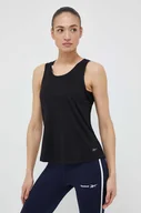 Koszulki sportowe damskie - Reebok top treningowy Activchill+DreamBlend kolor czarny - miniaturka - grafika 1