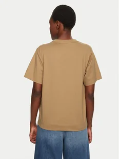 BOSS T-Shirt 50526205 Beżowy Regular Fit - Koszulki i topy damskie - miniaturka - grafika 1