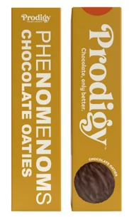 Prodigy Phenomenoms Chocolate Oatie Biscuits, czekoladowe ciasteczka owsiane, 128 g - Czekolada - miniaturka - grafika 1