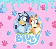 Puzzle - PUZZLE BLUEY BLU PIESEK A3 252 el z Nadrukiem + IMIĘ #31 - miniaturka - grafika 1