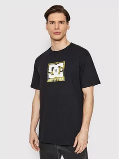 Koszulki męskie - DC T-Shirt Square Star Fill ADYZT04987 Czarny Regular Fit - grafika 1