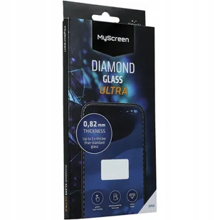 Szkło hartowane MyScreen Diamond Glass Ultra do iPhone 15 Pro, czarna ramka - Szkła hartowane na telefon - miniaturka - grafika 1