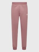 Spodnie sportowe męskie - adidas Spodnie dresowe adicolor Essentials Trefoil HK0105 Różowy Slim Fit - miniaturka - grafika 1