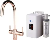 Baterie kuchenne - Zestaw INSINKERATOR HOT Bateria H3W1J różowe złoto + zbiornik i filtr 45097AT CZ - miniaturka - grafika 1