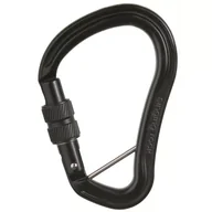 Sprzęt wspinaczkowy - Karabinek wspinaczkowy SINGING ROCK Hector Screw BC black - miniaturka - grafika 1