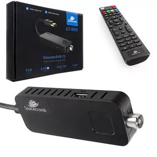 Tuner H.265 DVB-T2 HDMI Spacetronik U3 MINI - Tunery DVB-T - miniaturka - grafika 1