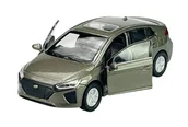 Modele do sklejania - WELLY HYUNDAI IONIQ BRĄZOWY 1:34 SAMOCHÓD NOWY METALOWY MODEL - miniaturka - grafika 1