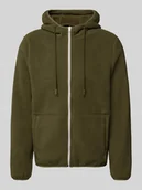 Kurtki damskie - Kurtka z polaru z kapturem model ‘FROST’ - miniaturka - grafika 1