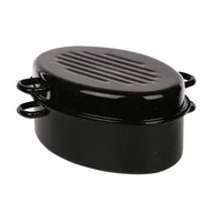 Brytfanny - Brytfanna emaliowana 7,1 l + pokrywa 3,1 l śr. 38 cm - miniaturka - grafika 1