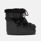 Śniegowce damskie - ŚNIEGOWCE MOON BOOT CLASSIC LOW FAUX FUR BLACK 14093900 001 - miniaturka - grafika 1