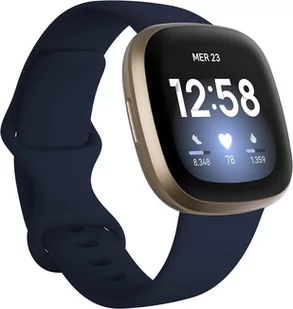 Opaska / Pasek Braders do Fitbit Versa 4 / Fitbit Versa 3 granatowy - Akcesoria do smartwatchy - miniaturka - grafika 1