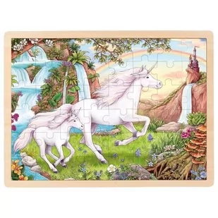Goki Puzzle Jednorożce, 48 el. - - Puzzle - miniaturka - grafika 1