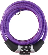 Zabezpieczenia do roweru - Dunlop Zapięcie rowerowe linka na szyfr 120cm E-02922-BLU - miniaturka - grafika 1