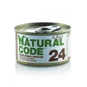 Mokra karma dla kotów - Natural Code 24 Tuńczyk Z Wołowiną I Warzywami W Galaretce - Mokra Karma Dla Kota - Puszka 85G - miniaturka - grafika 1