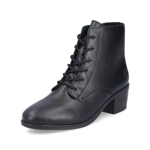 Rieker Damskie buty sznurowane 73930, czarne, rozmiar 36 EU, czarny, 36 EU - Moda i Uroda OUTLET - miniaturka - grafika 1