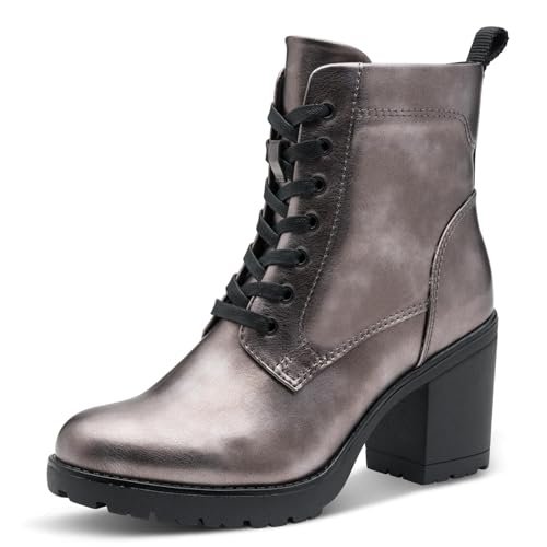 Marco Tozzi Damskie 2-25204-41 modne kozaki, Pewter, 36 EU, Pewter, 36 EU
