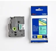 Taśmy do drukarek barwiące - Taśma BROTHER TZe-721 9mm x 8m czarny na zielonym zamiennik ZBR-TZE721 - miniaturka - grafika 1