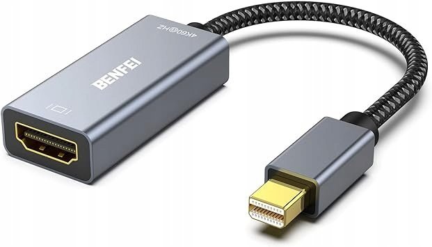 BENFEI Adapter Mini DisplayPort na HDMI – Stabilny, Pozłacany, Trwały
