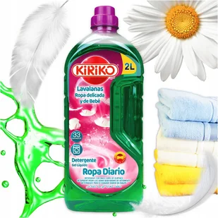 PŁYN DO PRANIA ŻEL DO UBRAŃ DELIKATNYCH I DZIECIĘYCH ŚWIEŻY ZAPACH 2l Kiriko - Środki do prania - miniaturka - grafika 1