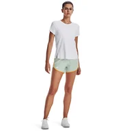 Spodenki damskie - Damskie Spodenki UNDER ARMOUR UA FLY BY ELITE 3'' SHORT 1369766-593 – Zielony - miniaturka - grafika 1