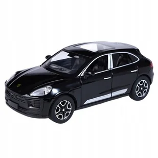 Porsche Macan T Metalowy Model Samochodu 1:32 Dźwięk Światło Czarny Prezent - Samochody i pojazdy dla dzieci - miniaturka - grafika 1