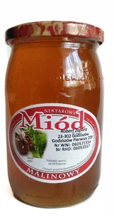 Miód malinowy prosto z własnej pasieki - Miód - miniaturka - grafika 1