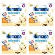 Desery dla dzieci - Humana Milk Minis Budyń waniliowy po 10. miesiącu Zestaw 4 x 400 g - miniaturka - grafika 1