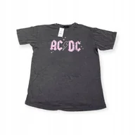 Koszulki i topy damskie - Koszulka T-shirt damski okrągły dekolt AC/DC NEW LOOK 42 M - miniaturka - grafika 1