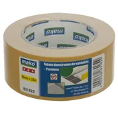 Taśmy klejące - Dwustronna taśma klejąca do wykładzin 25 m Mako - miniaturka - grafika 1