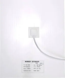 DFG-4030: Mirrors defogger 40 x 30 cm, 230VAC, PET Dupont, 0.12 m2 - Grzałki do akwarium - miniaturka - grafika 1