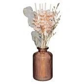 Zapachy do domu - Dyfuzor zapachowy z dekoracją z kwiatów szary wazon róża i jaśmin 100 ml 178334 - miniaturka - grafika 1