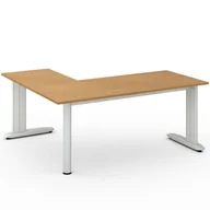 Biurka - B2B Partner Biurko Flexible L 1800 x 1600 mm, buk 468118 - miniaturka - grafika 1