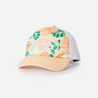 Czapki damskie - Damska Czapka z daszkiem RIP CURL FOLLOW THE SUN TRUCKER 048WHE_3473 – Pomarańczowy - miniaturka - grafika 1